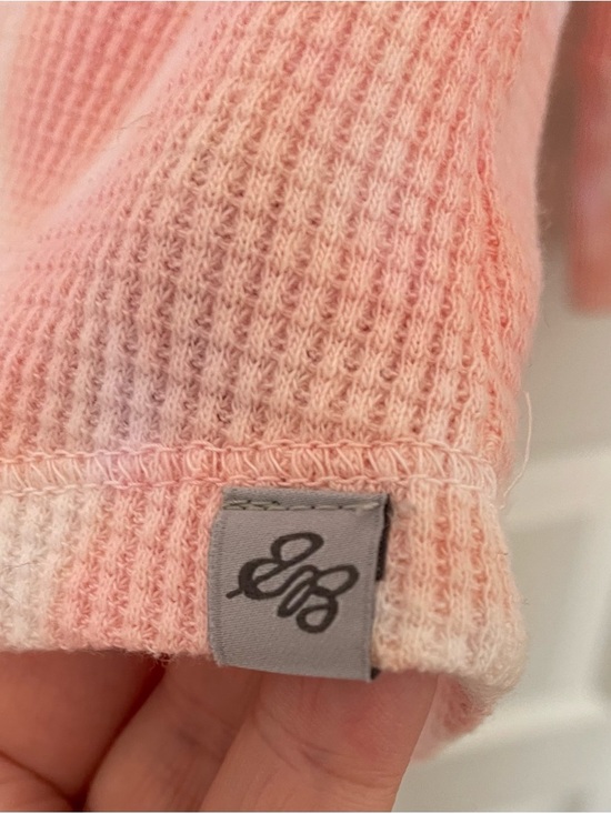 Eddie Bauer Pink and White Tie-Dye Long Sleeve Tee - Picture 4 of 4